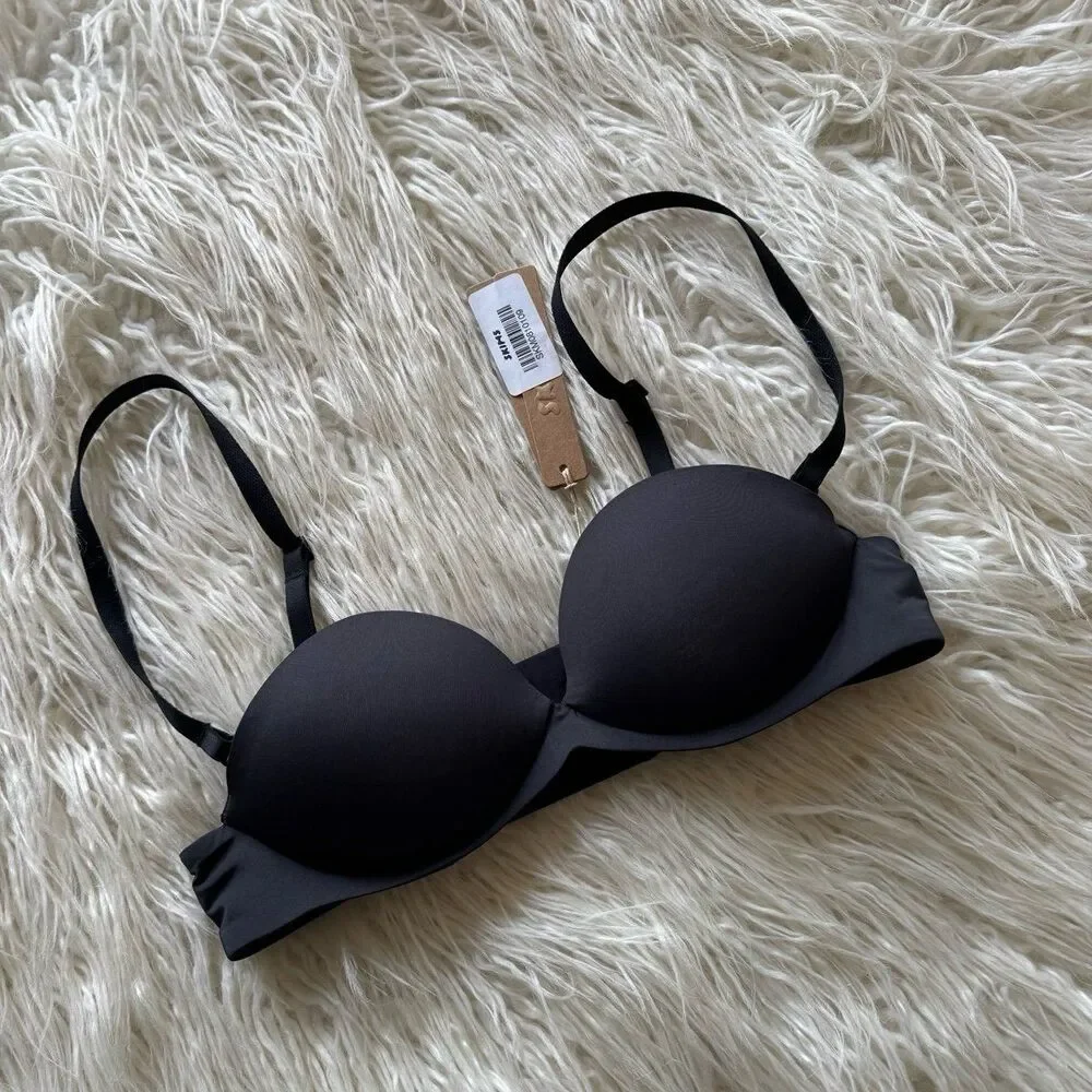 Skims Ultimate Push Up Strapless Bra Onyx Size 32A - Picture 2 of 8